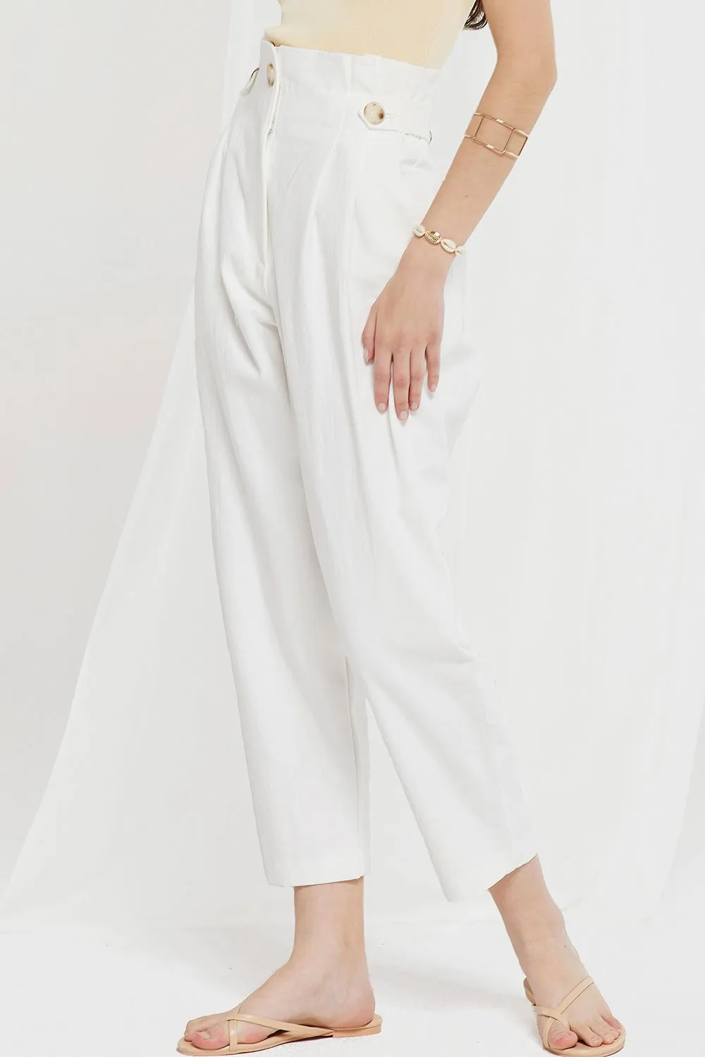 Ainsley High Waist Pegged Pants
