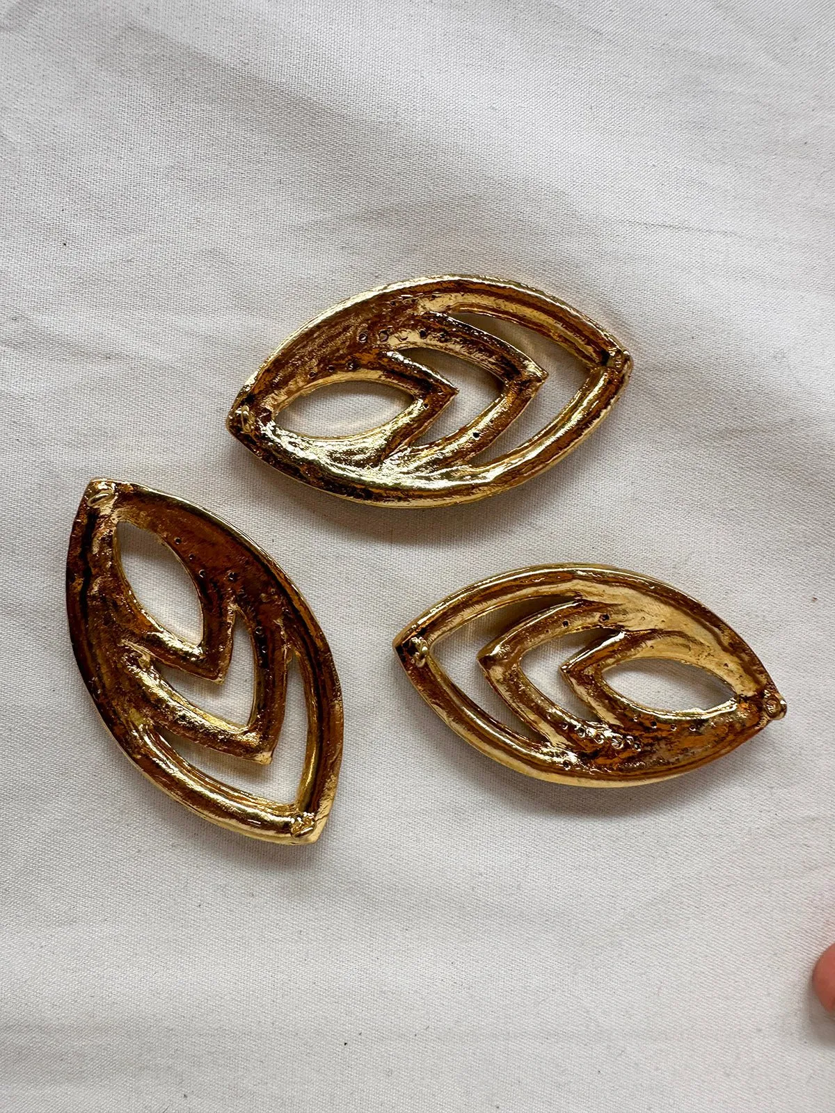 Amber Leaf Interest Embellishment