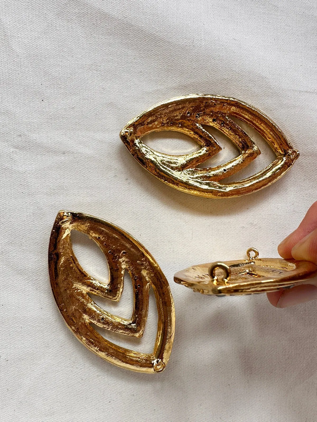 Amber Leaf Interest Embellishment