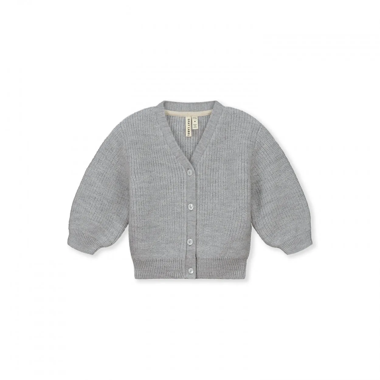Baby Knitted Cardigan RWS | Grey Melange