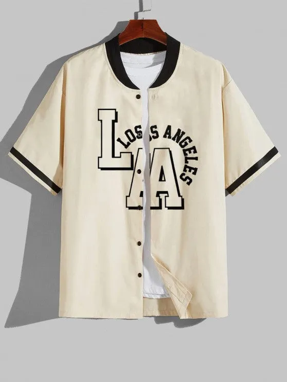 Baseball Shirt With Streetwear Pants