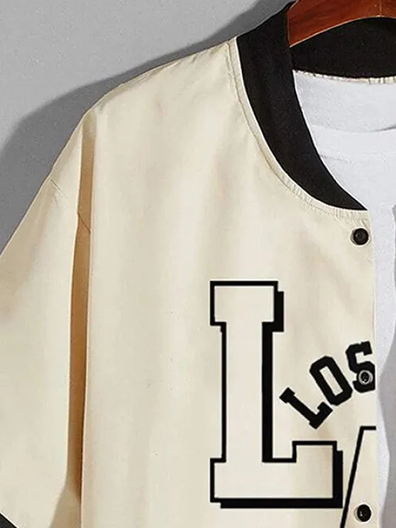 Baseball Shirt With Streetwear Pants