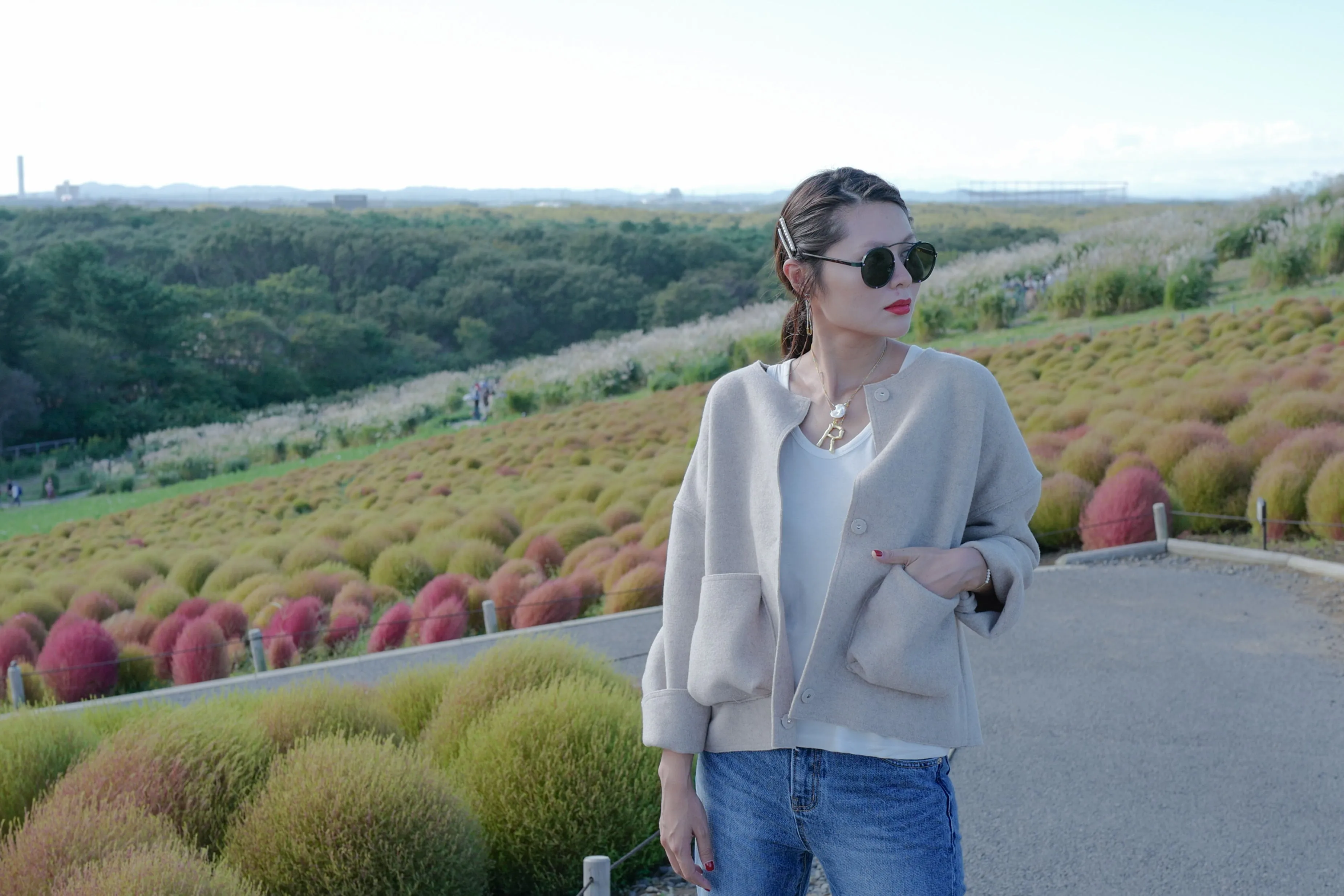 Beige 3D Pocket Wool Jacket *BEST BUY*