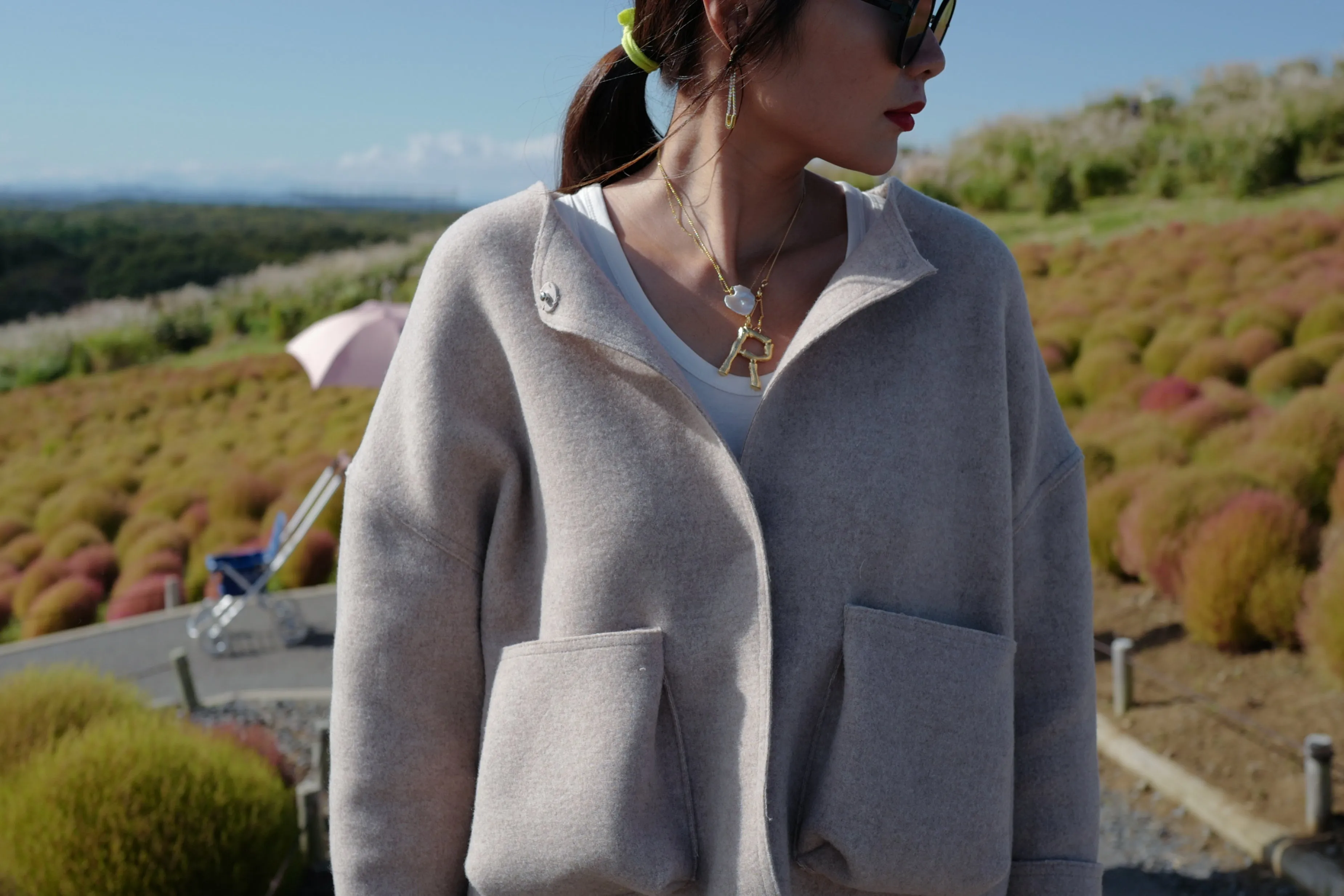 Beige 3D Pocket Wool Jacket *BEST BUY*
