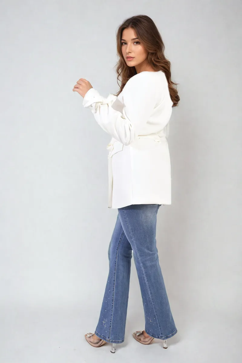 Belted Blazer Dress