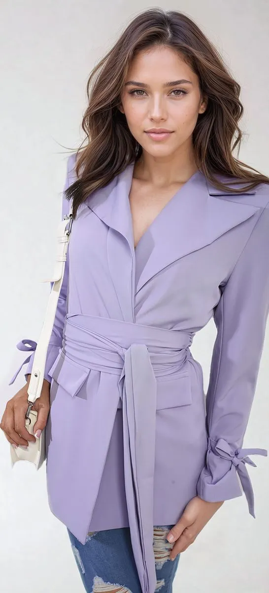 Belted Blazer Dress