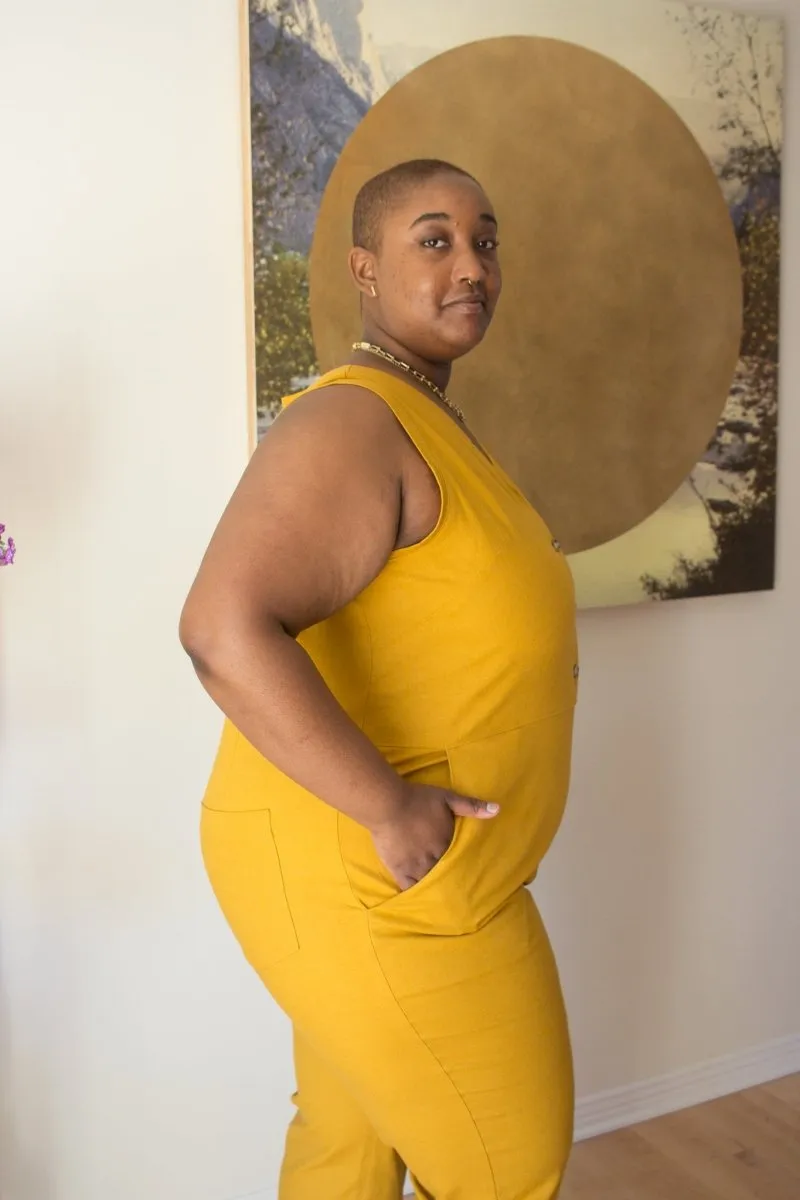 Birds of North America Myna Jumpsuit (Ochre)