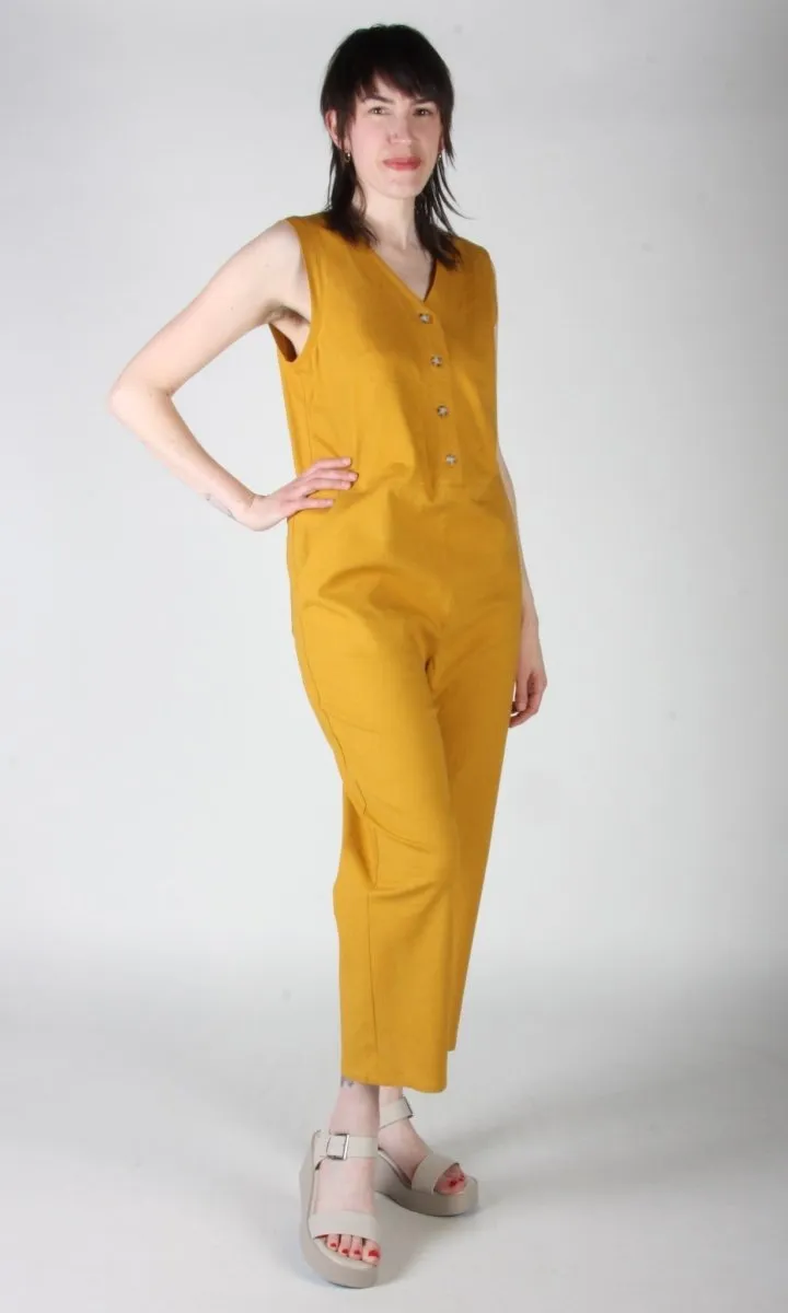 Birds of North America Myna Jumpsuit (Ochre)