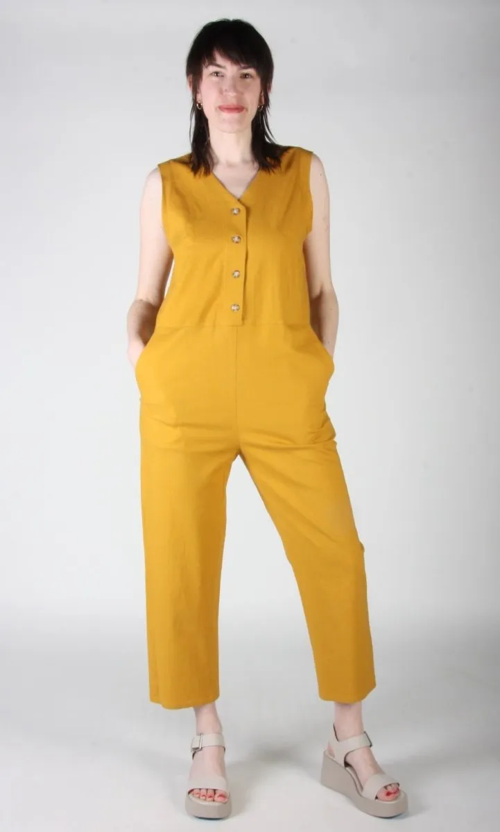 Birds of North America Myna Jumpsuit (Ochre)