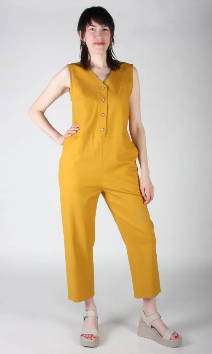 Birds of North America Myna Jumpsuit (Ochre)
