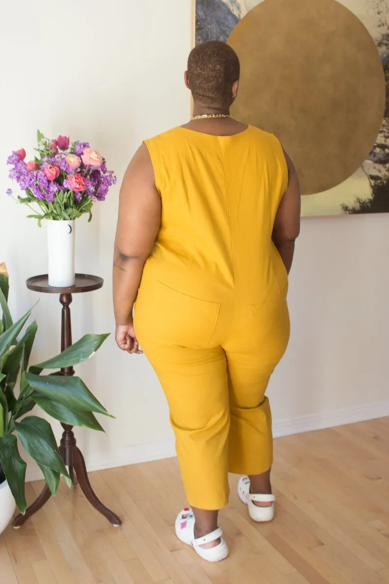 Birds of North America Myna Jumpsuit (Ochre)