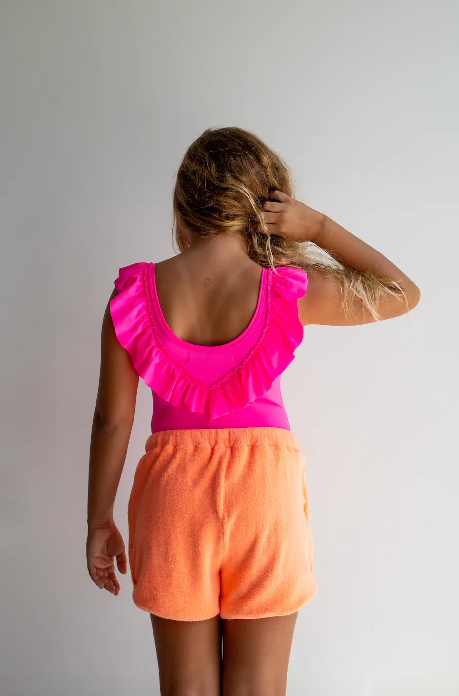 Callie Terry Shorts - Neon Orange