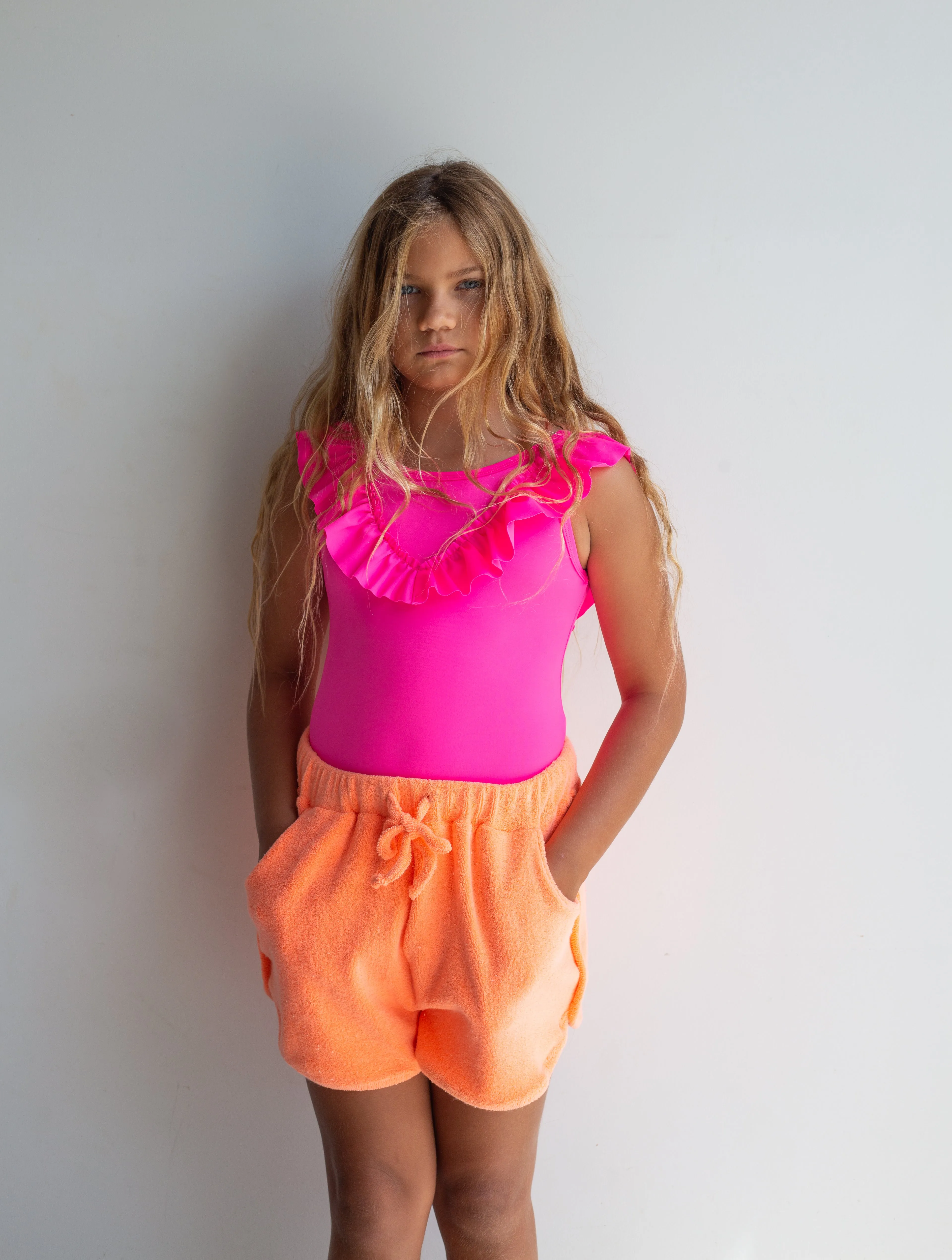 Callie Terry Shorts - Neon Orange
