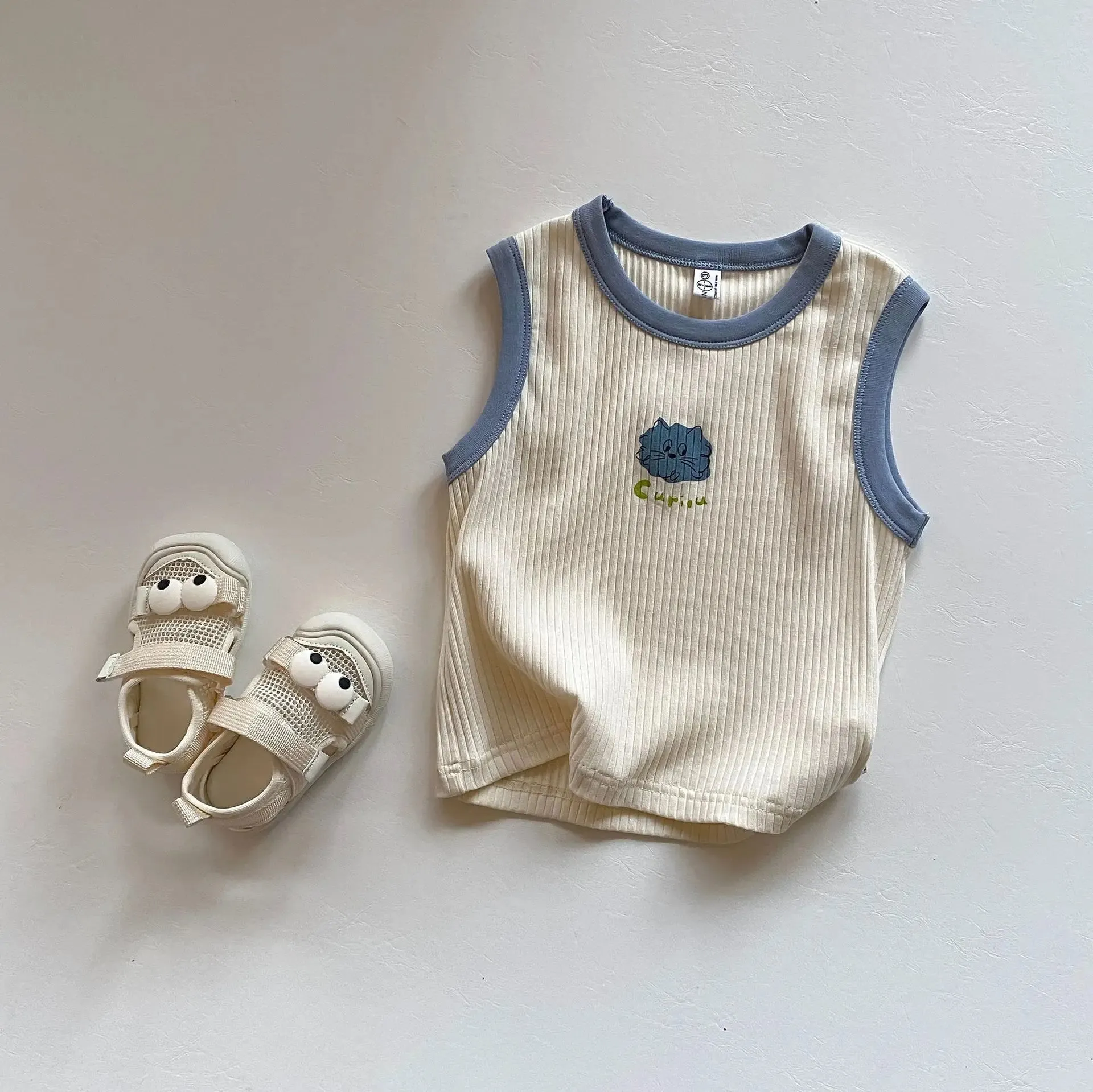 Cartoon Knitted Vest