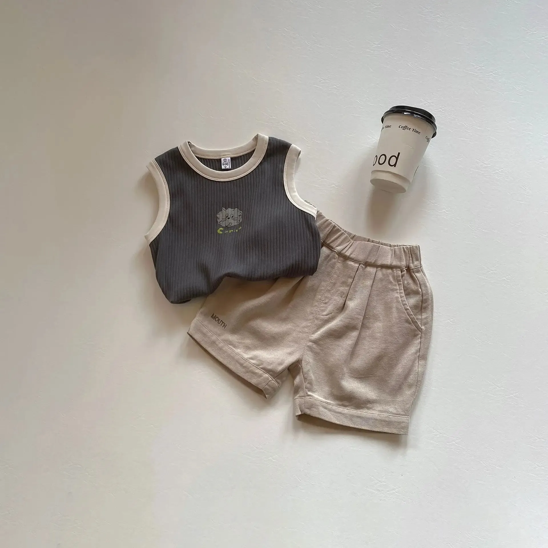 Cartoon Knitted Vest