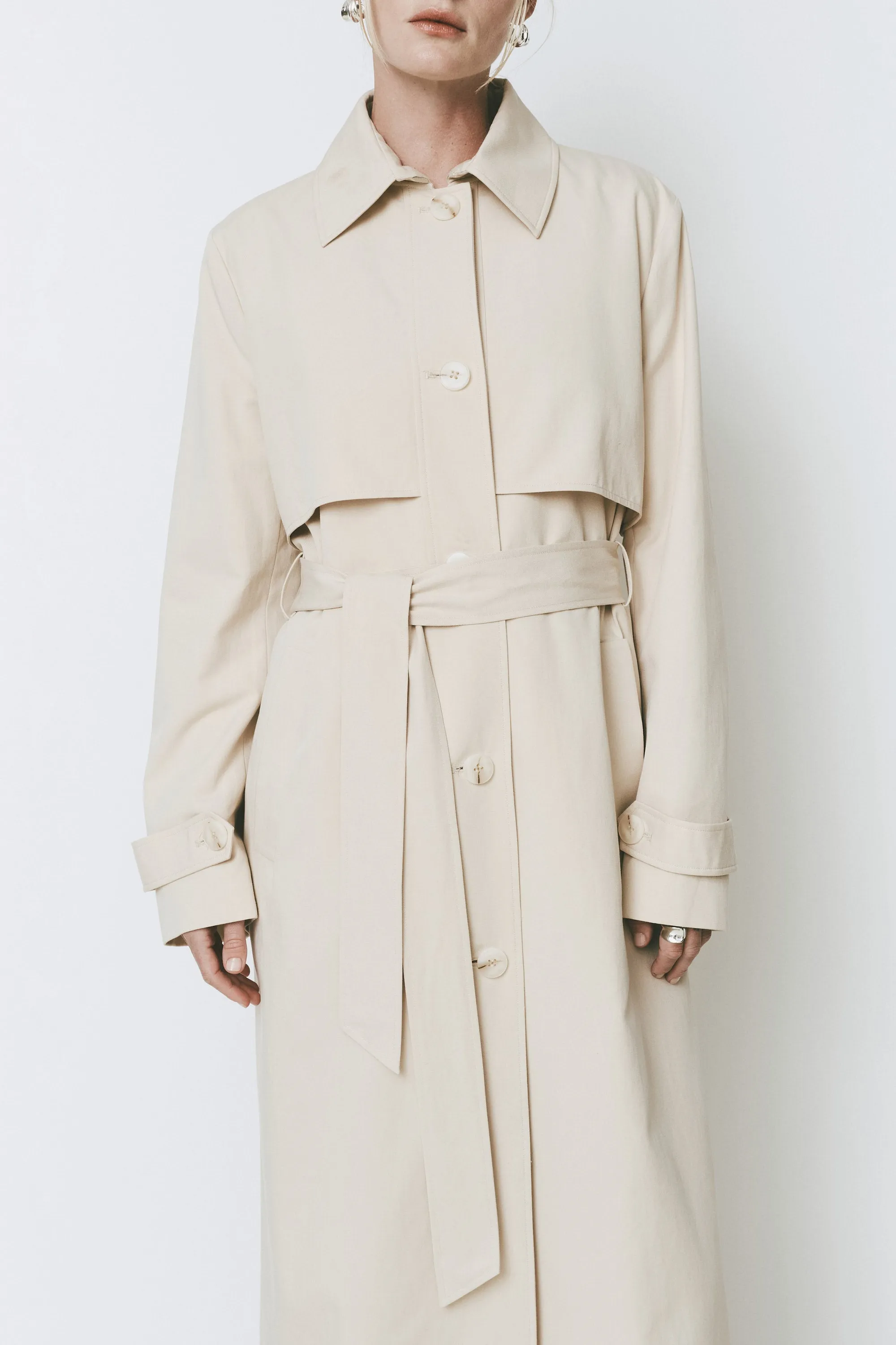 Cassis Trench Coat