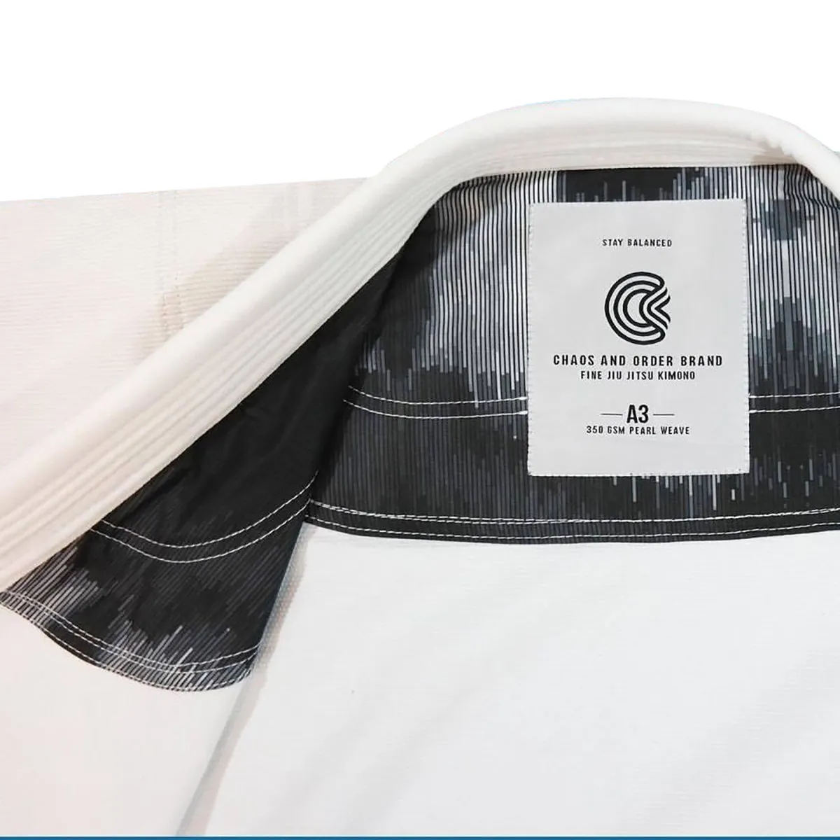 Chaos and Order Base Label BJJ Kimono - White