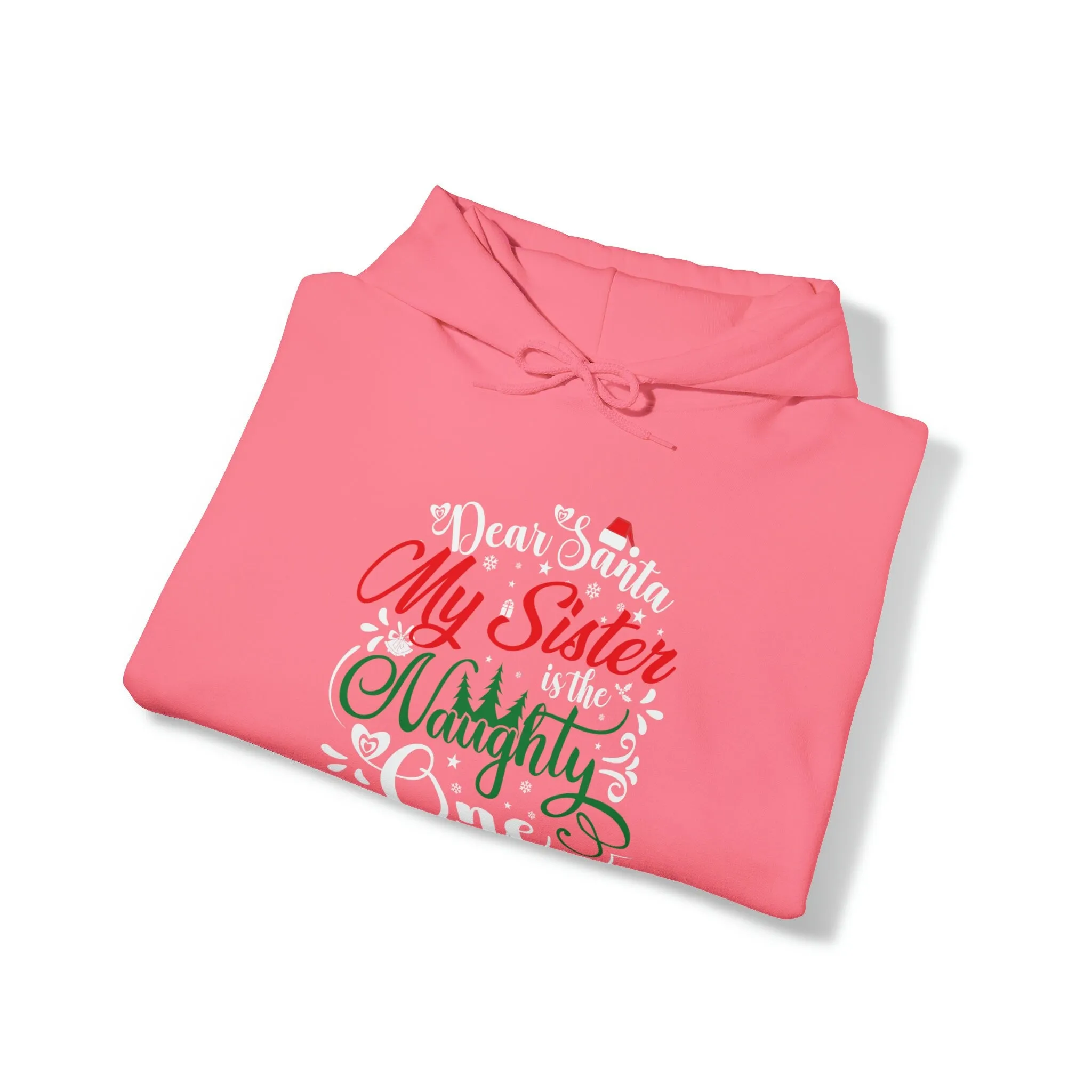 Christmas Sweatshirt Dear Santa | Graphic Women clothes | Loose fit Unisex Heavy Blend™ Hooded Sweatshirt
