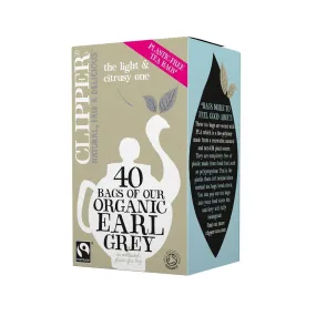 Clipper Organic Earl Grey Tea 40 Unbleached Bags