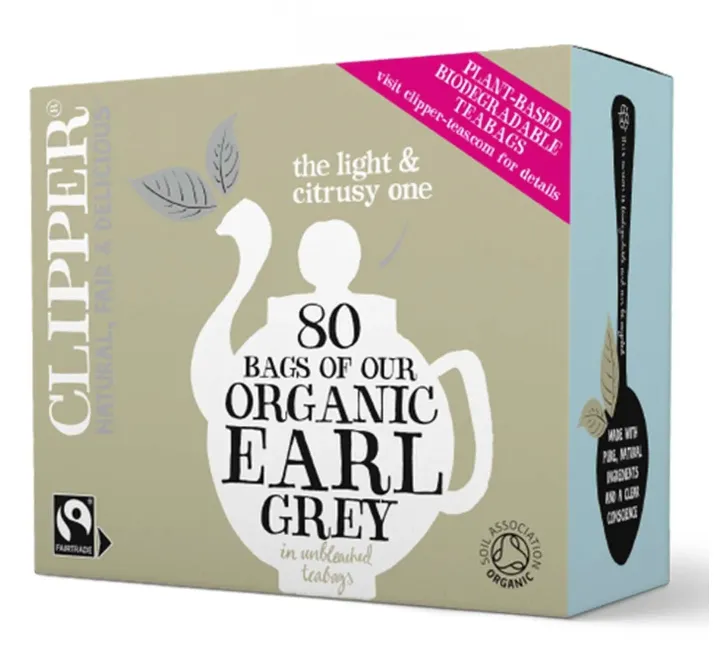 Clipper Organic Earl Grey Tea 80 Unbleached Bags
