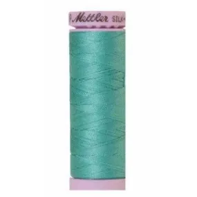 Cotton Sewing Thread - Deep Aqua Blue 150m/164yd - Mettler Silk Finish All Purpose