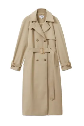Darcie Double Breasted Belted Trench Coat