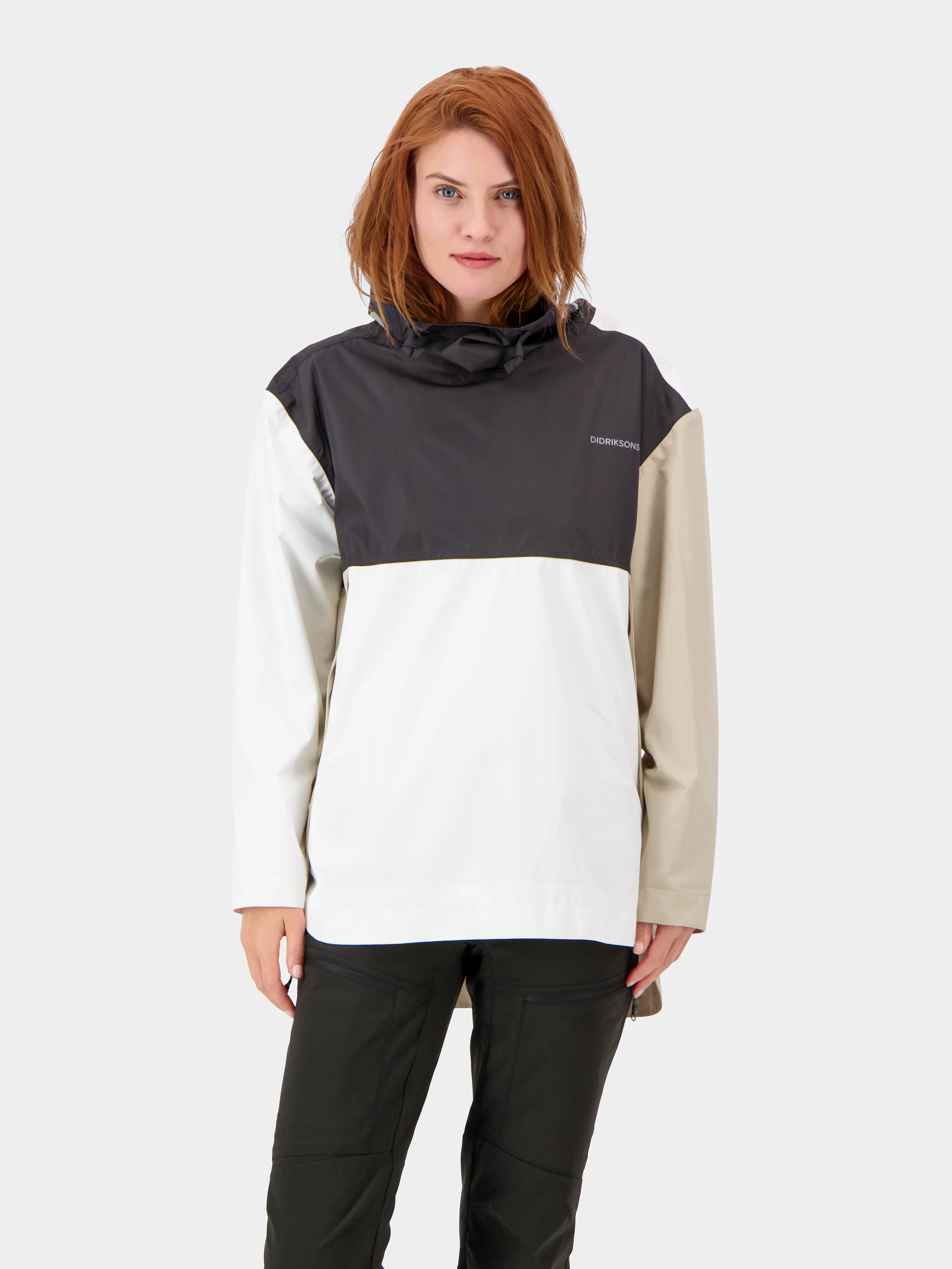 Didriksons Women&#x27;s Thyra Jacket 2 Beige/Black/White | Buy Didriksons Women&#x27;s Thyra Jacket 2 Beige/Black/White here | Outnorth