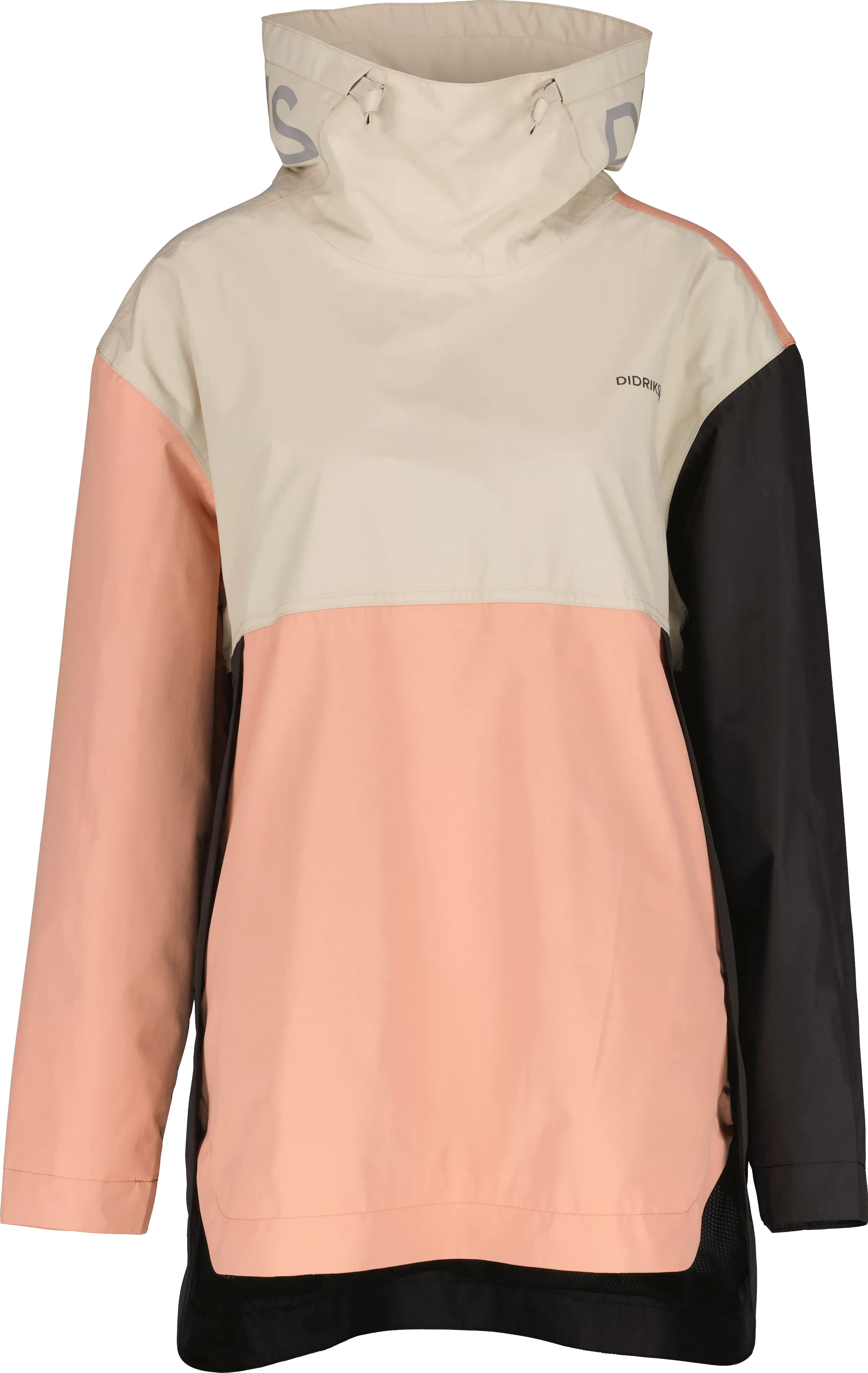 Didriksons Women&#x27;s Thyra Jacket 2 Black/Beige/Pink | Buy Didriksons Women&#x27;s Thyra Jacket 2 Black/Beige/Pink here | Outnorth