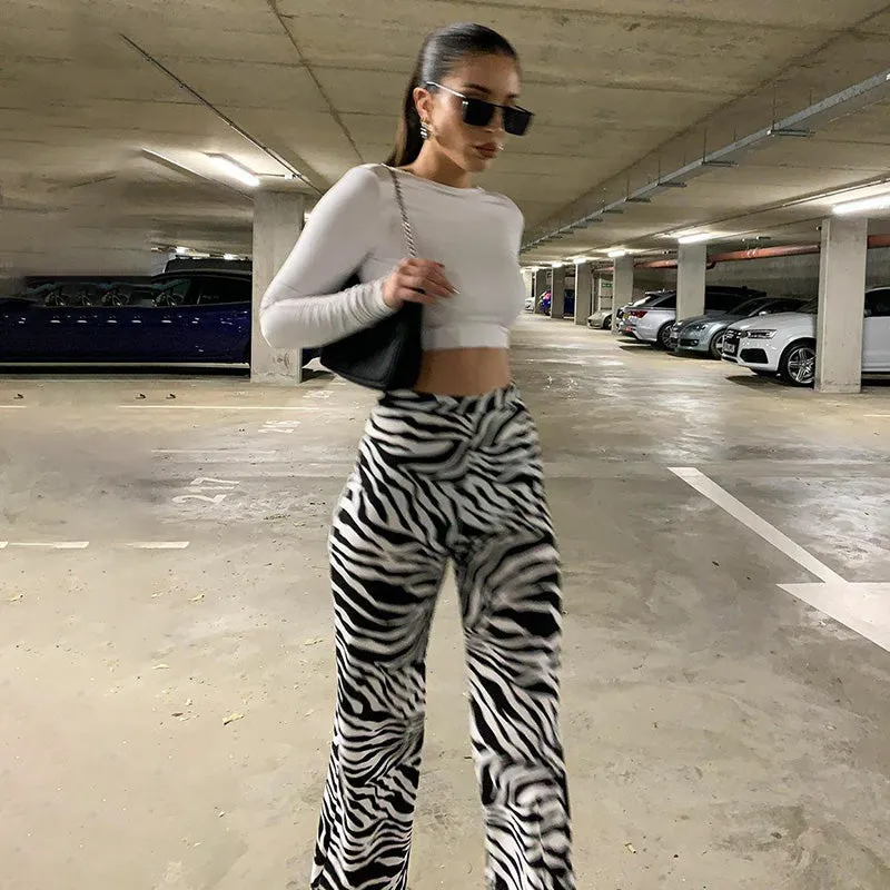 Ellia Zebra Print Pant