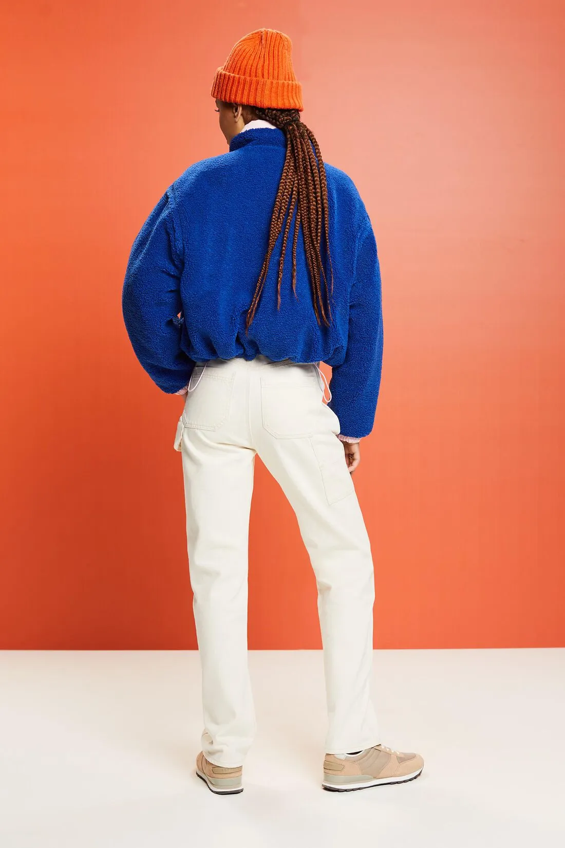 ESPRIT High Rise Retro Classic Denim in Off White