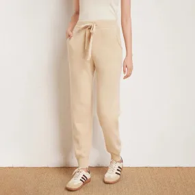 Fall New Solid Wide Pit Stripe Casual Knitted Wide-Legged Streetwear Pants