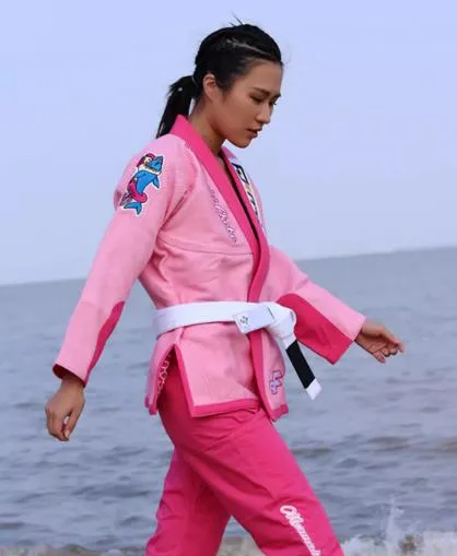 FLUORY BJJF22 MERMAID JIU JITSU GI WOMAN SIZE F0-F2 PINK