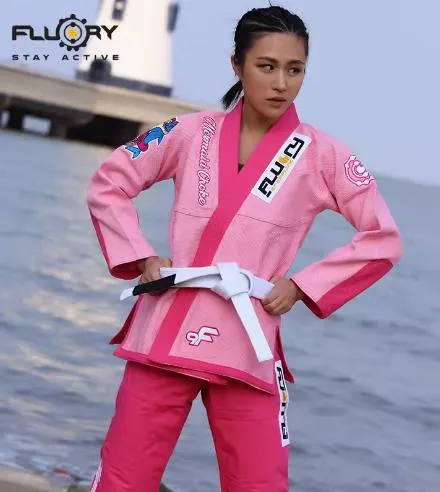 FLUORY BJJF22 MERMAID JIU JITSU GI WOMAN SIZE F0-F2 PINK