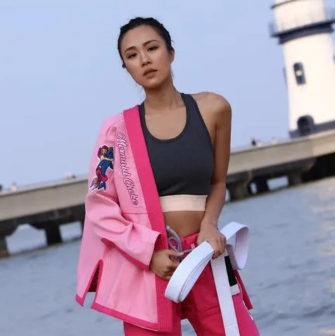 FLUORY BJJF22 MERMAID JIU JITSU GI WOMAN SIZE F0-F2 PINK