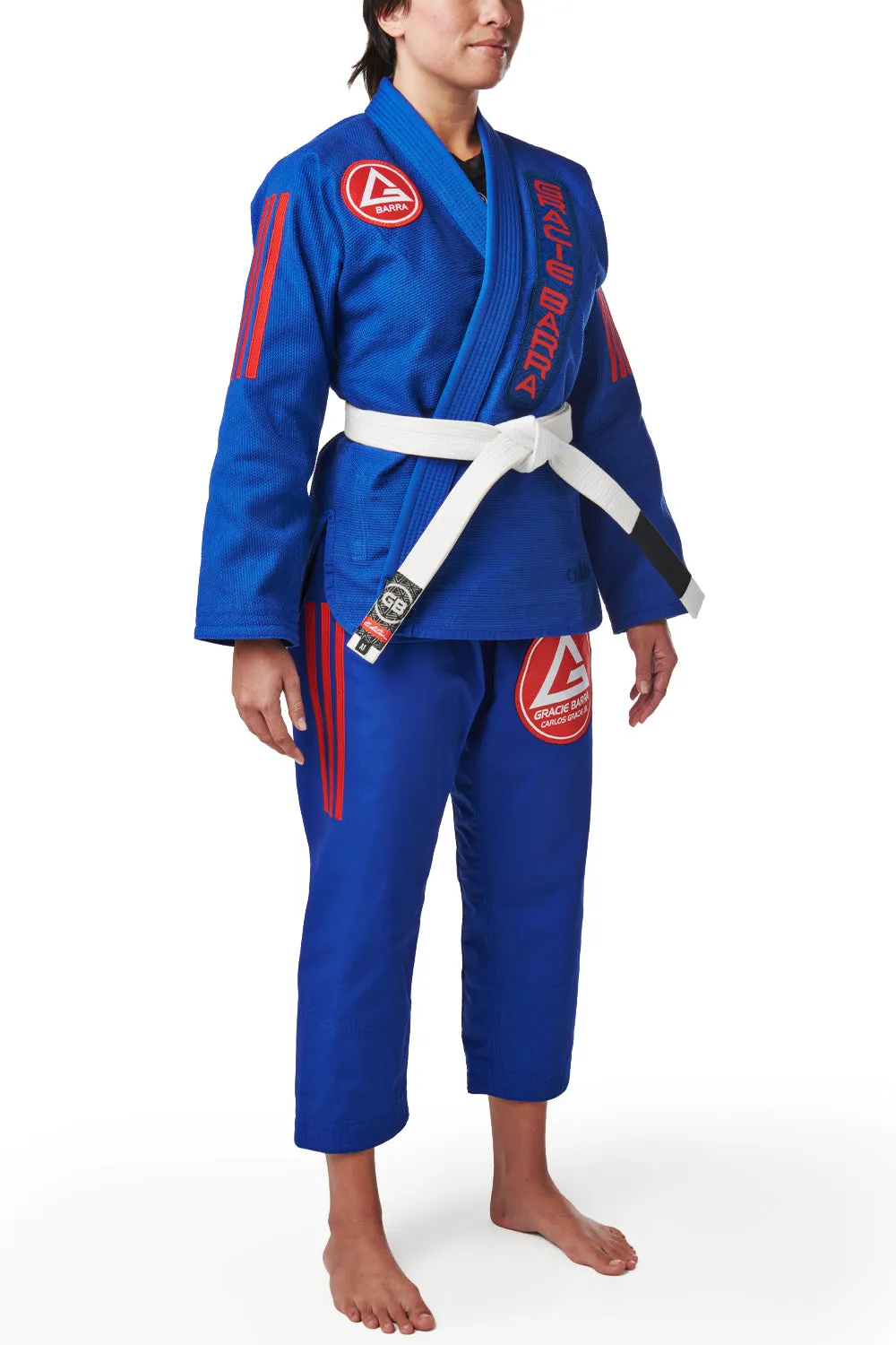 GB Competition Womens Kimono V2 by Adidas - Blue