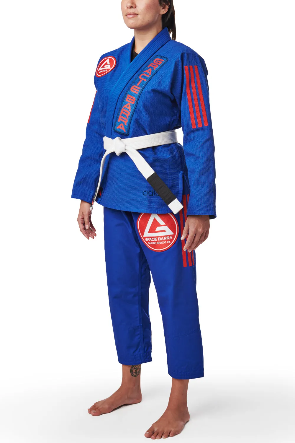 GB Competition Womens Kimono V2 by Adidas - Blue