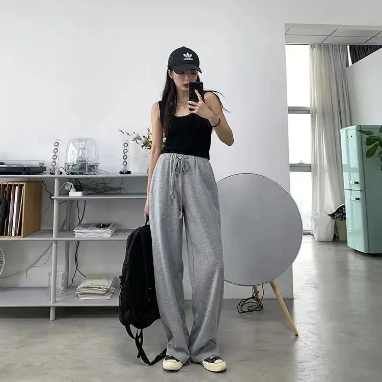 Girlary American New Detachable Design Sense Tooling Jeans Female Y2K Fashion Gothic Retro High Street Straight Small Vibe Waisted Pants