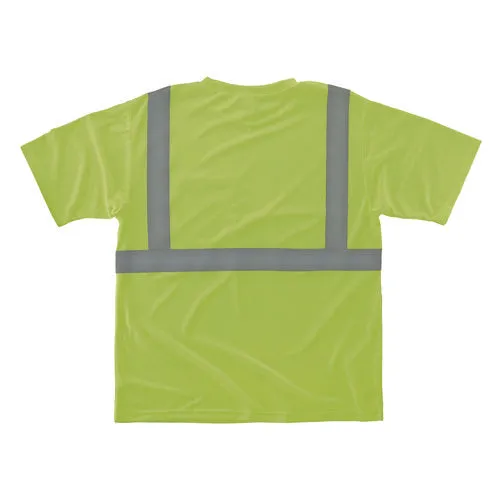 Glowear 8289-eco Class 2 Recycled Hi-vis T-shirt, Small, Lime