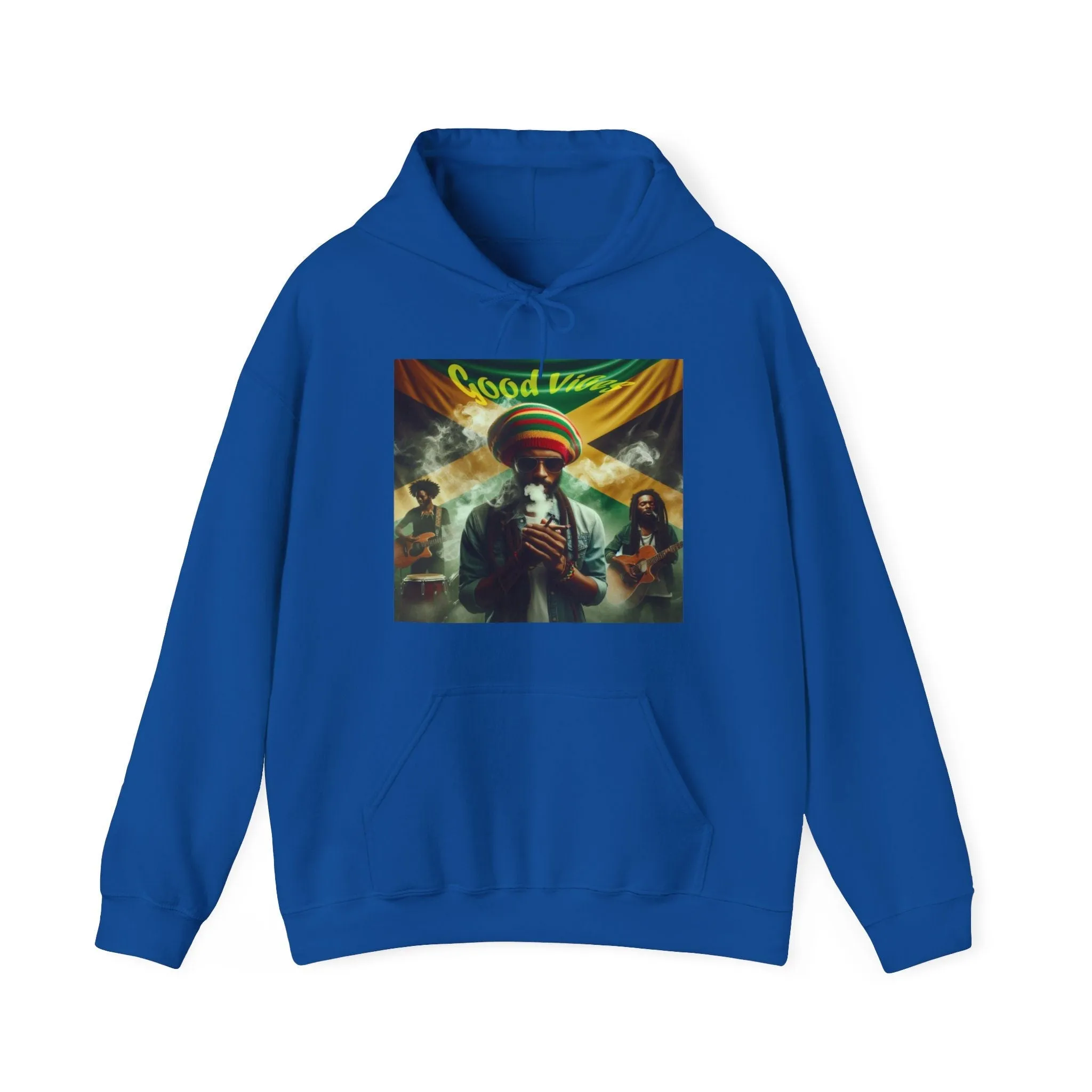 Good Vibes Jamaica Hoodie | Jamaican Paradise | Island Lovers Hoodie | Reggae Vibes Tropical Island Sweatshirt