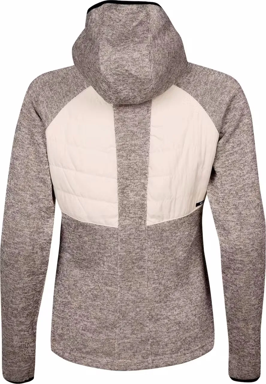 Halti Women&#x27;s Streams Hybrid Knit Layer Jacket Fog Beige Melange | Buy Halti Women&#x27;s Streams Hybrid Knit Layer Jacket Fog Beige Melange here | Outnorth