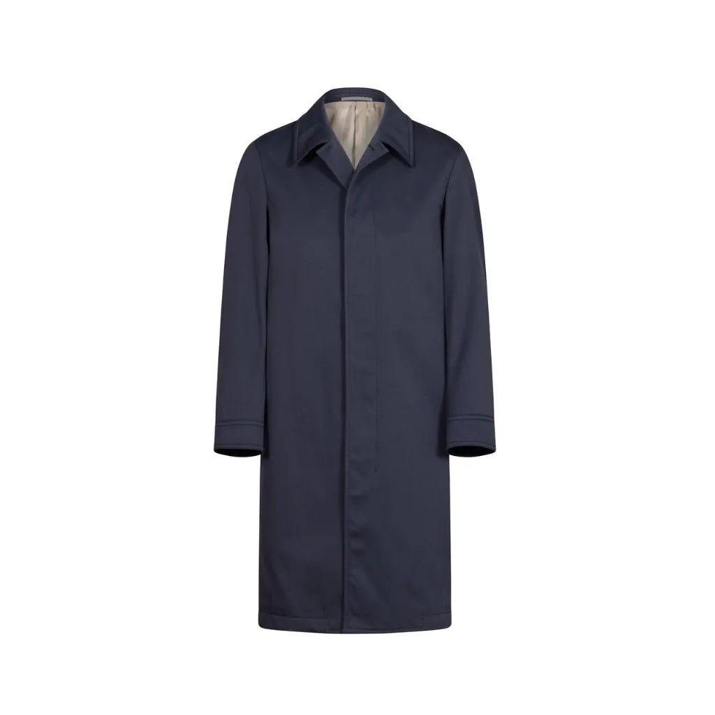 HENRY SARTORIAL X CARUSO Trench Coat DARK NAVY REG