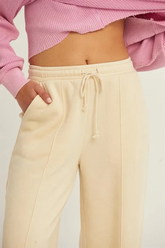 High-Waist Drawstring Pants