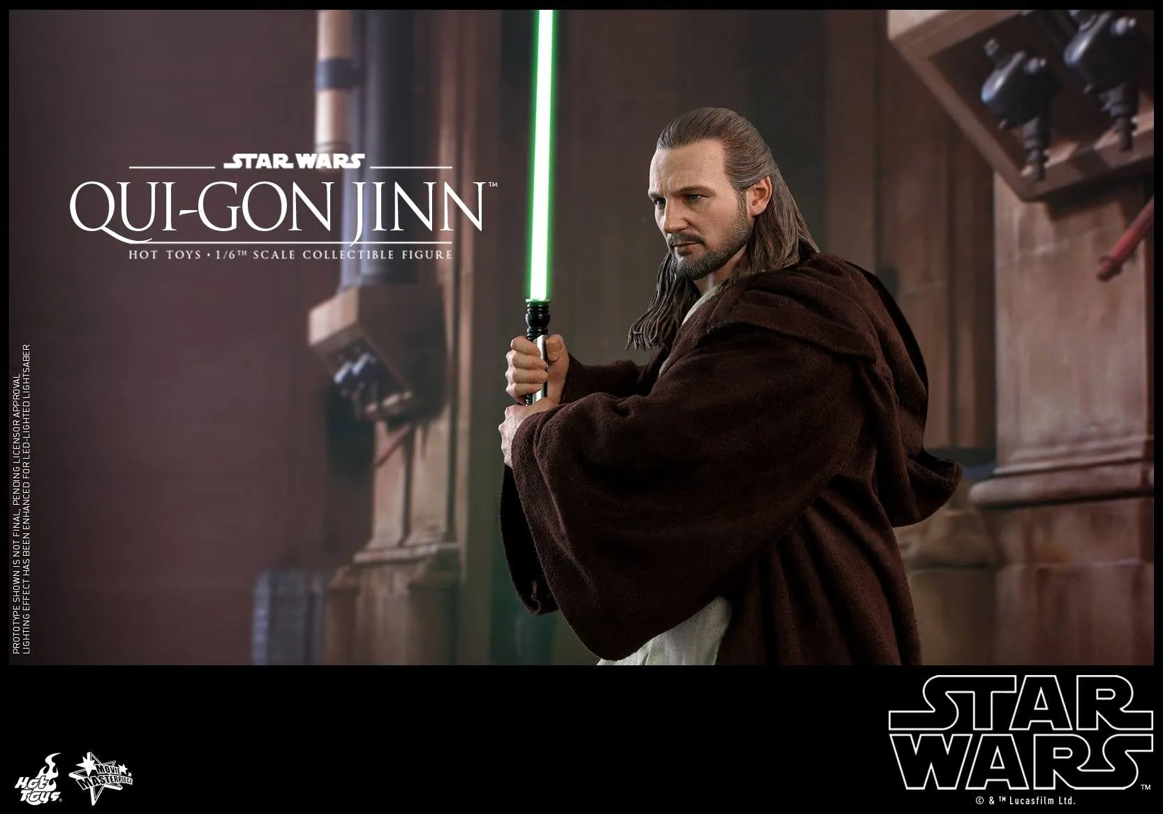 Hot Toys - MMS525 - Star Wars: Episode I - The Phantom Menace - 1/6th scale Qui-Gon Jinn Collectible Figure