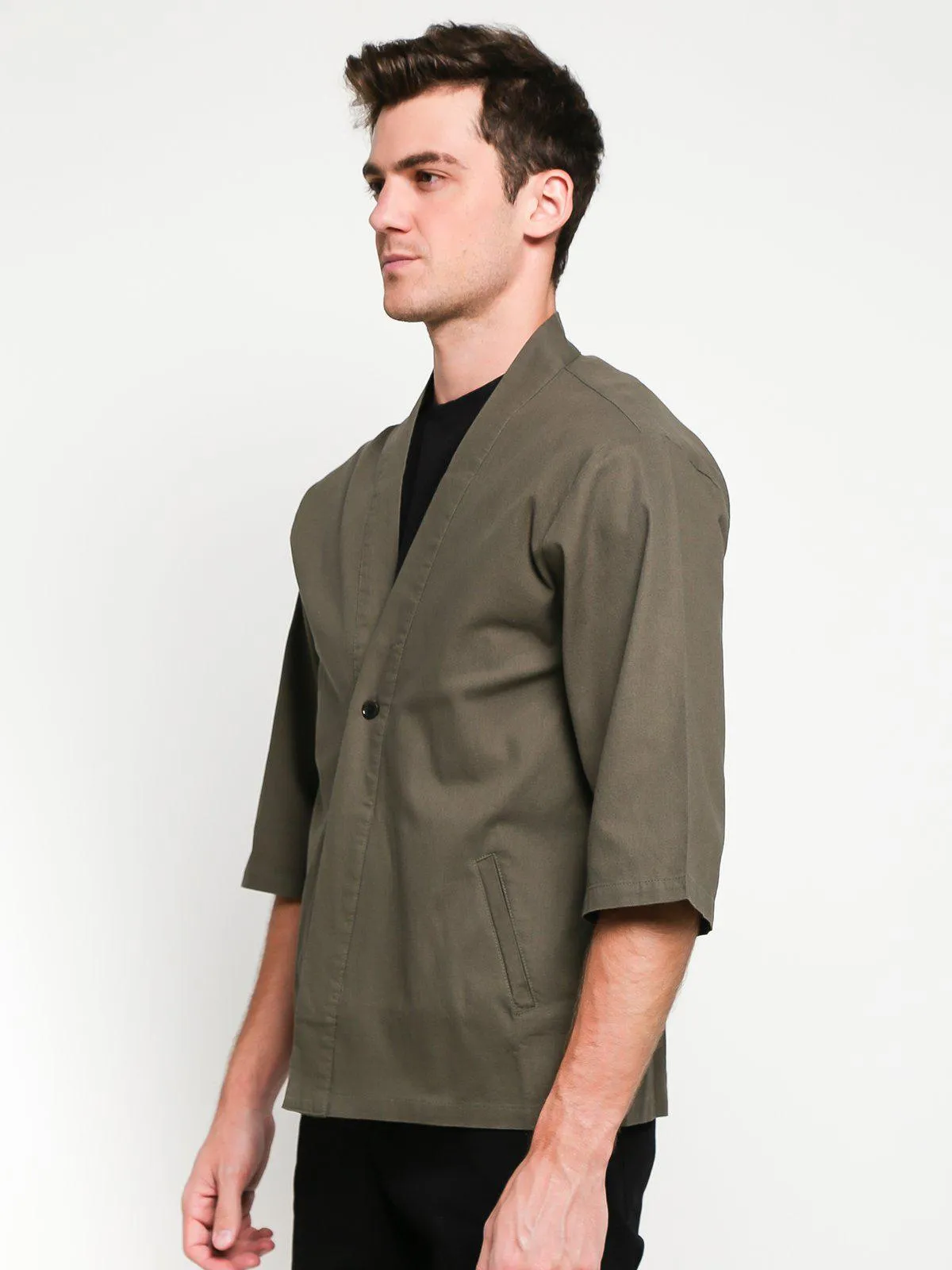 Jackhammer Ramie Noragi Jacket Sage