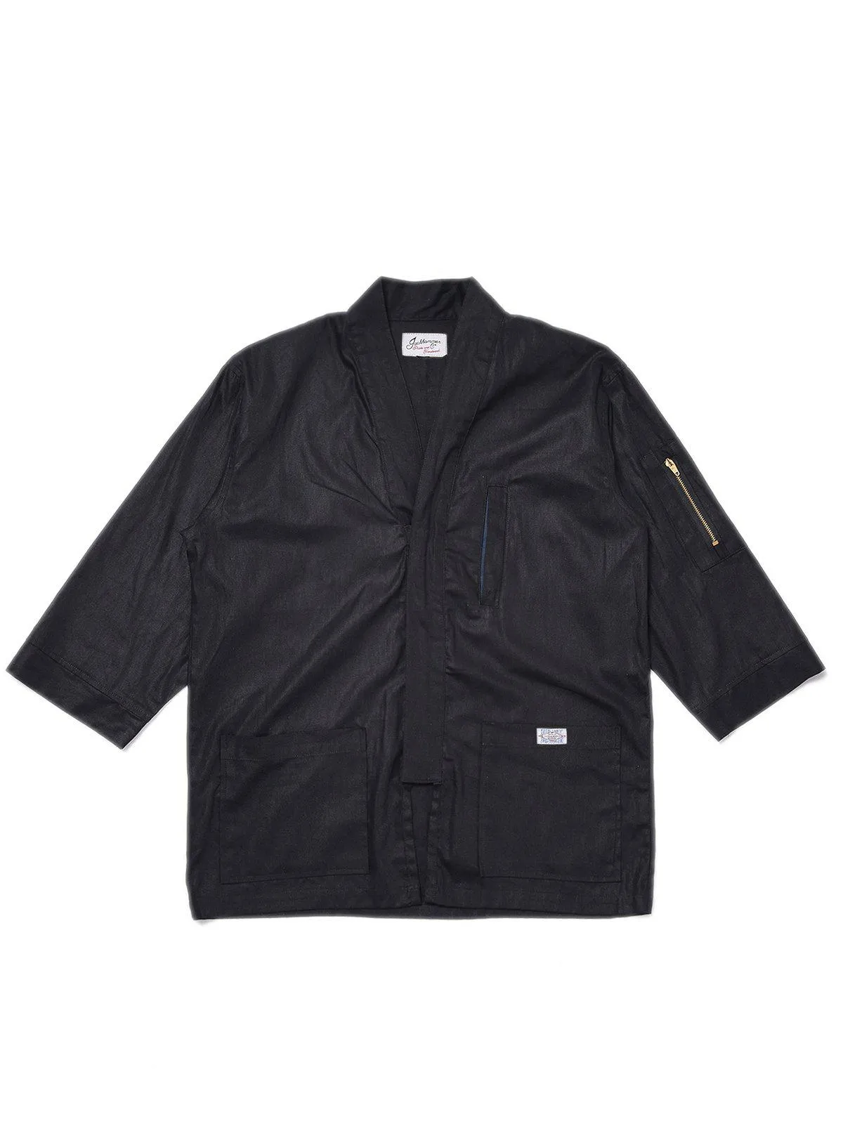 Jackhammer Ramie Tenchu Jacket Black