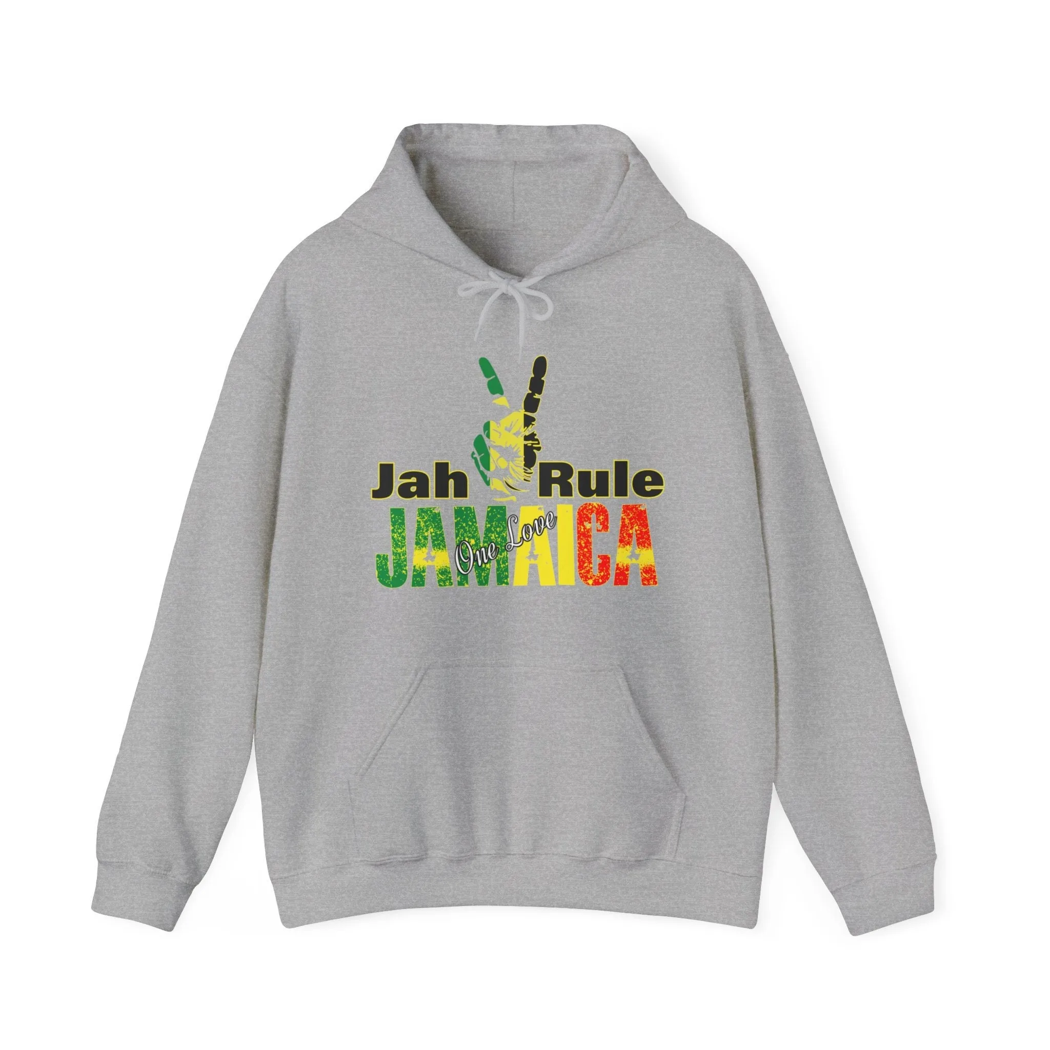 Jah Rule Jamaica Irie Love Hoodie | Be Happy Jamaica | Caribbean vibes | designer t shirt | God is the Ruler