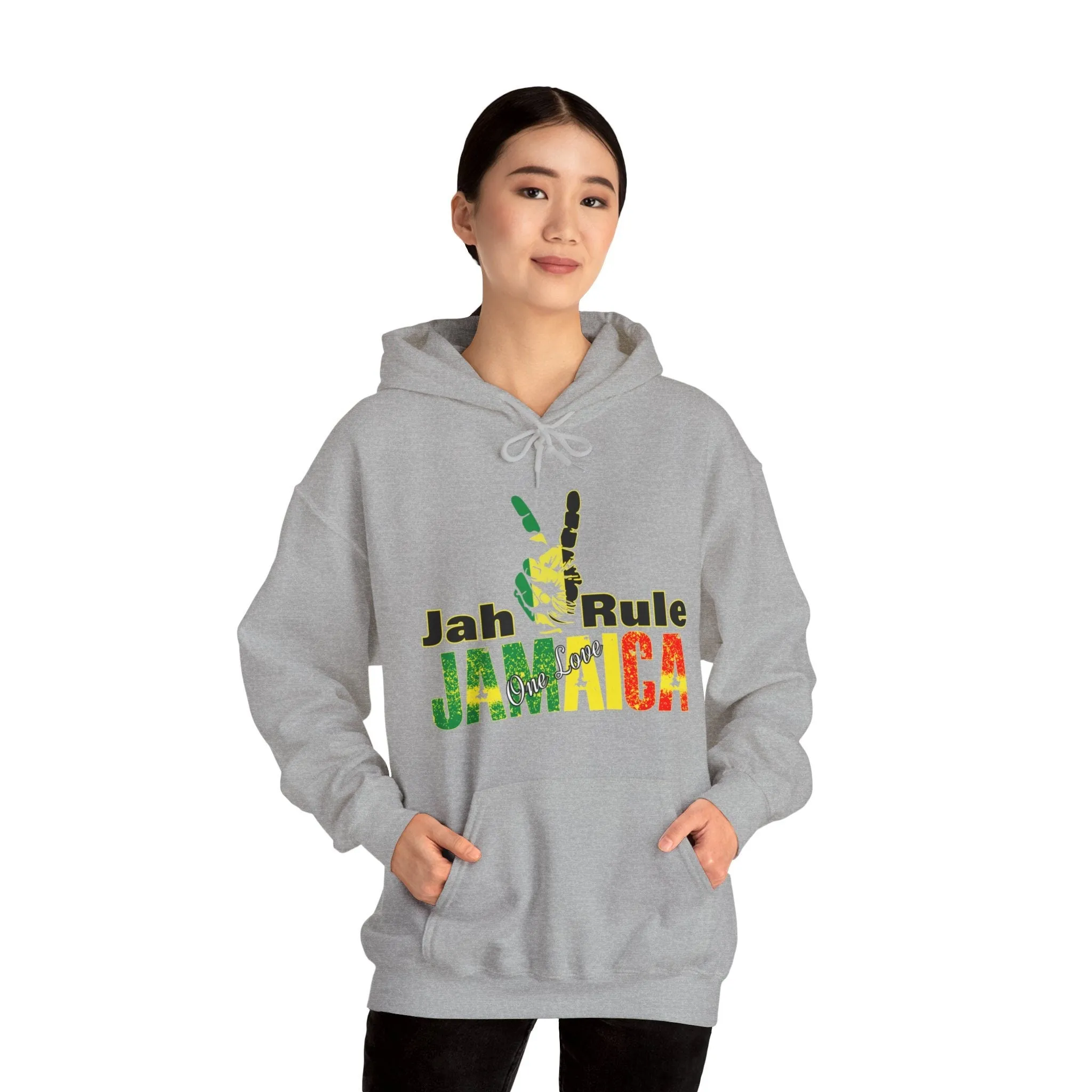 Jah Rule Jamaica Irie Love Hoodie | Be Happy Jamaica | Caribbean vibes | designer t shirt | God is the Ruler