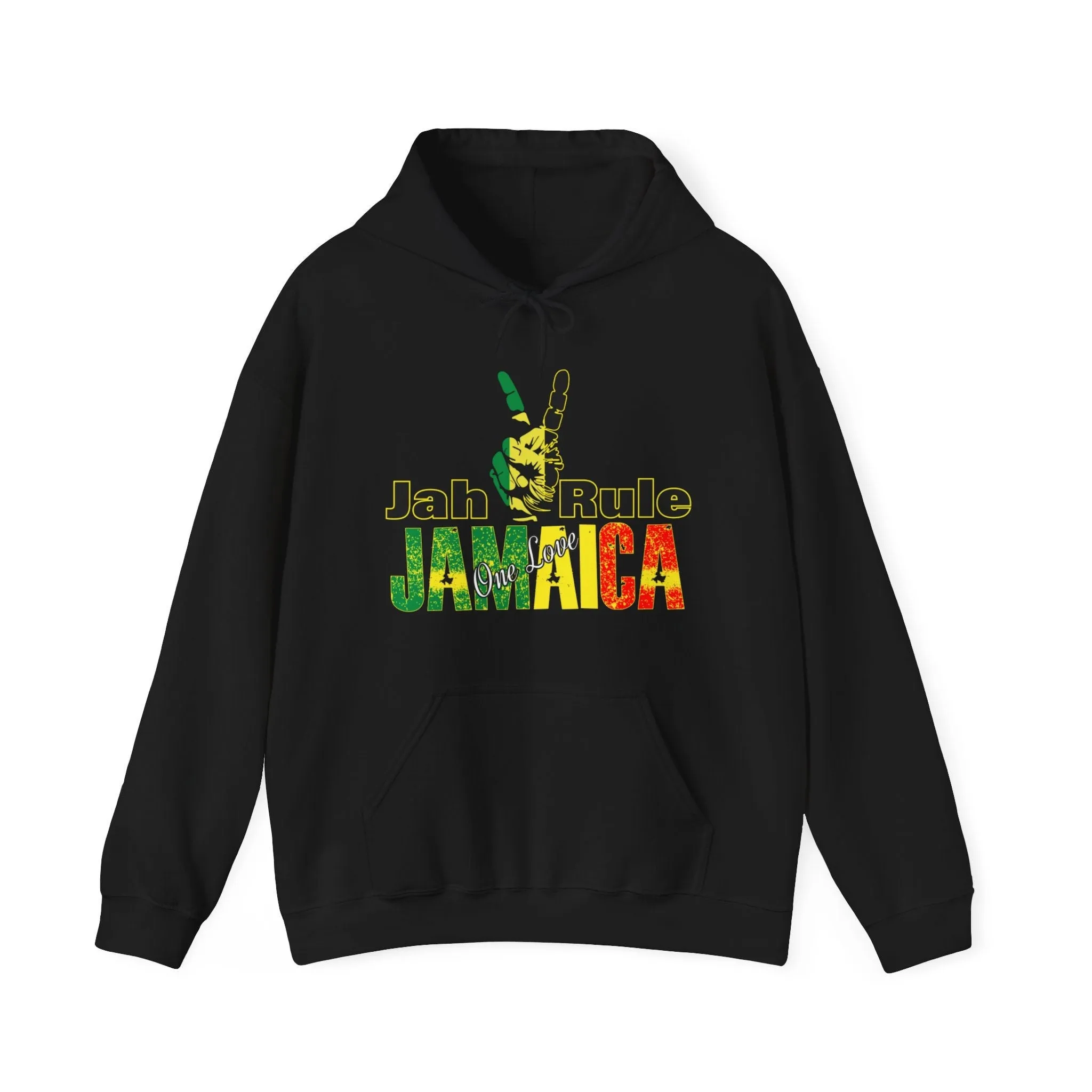 Jah Rule Jamaica Irie Love Hoodie | Be Happy Jamaica | Caribbean vibes | designer t shirt | God is the Ruler