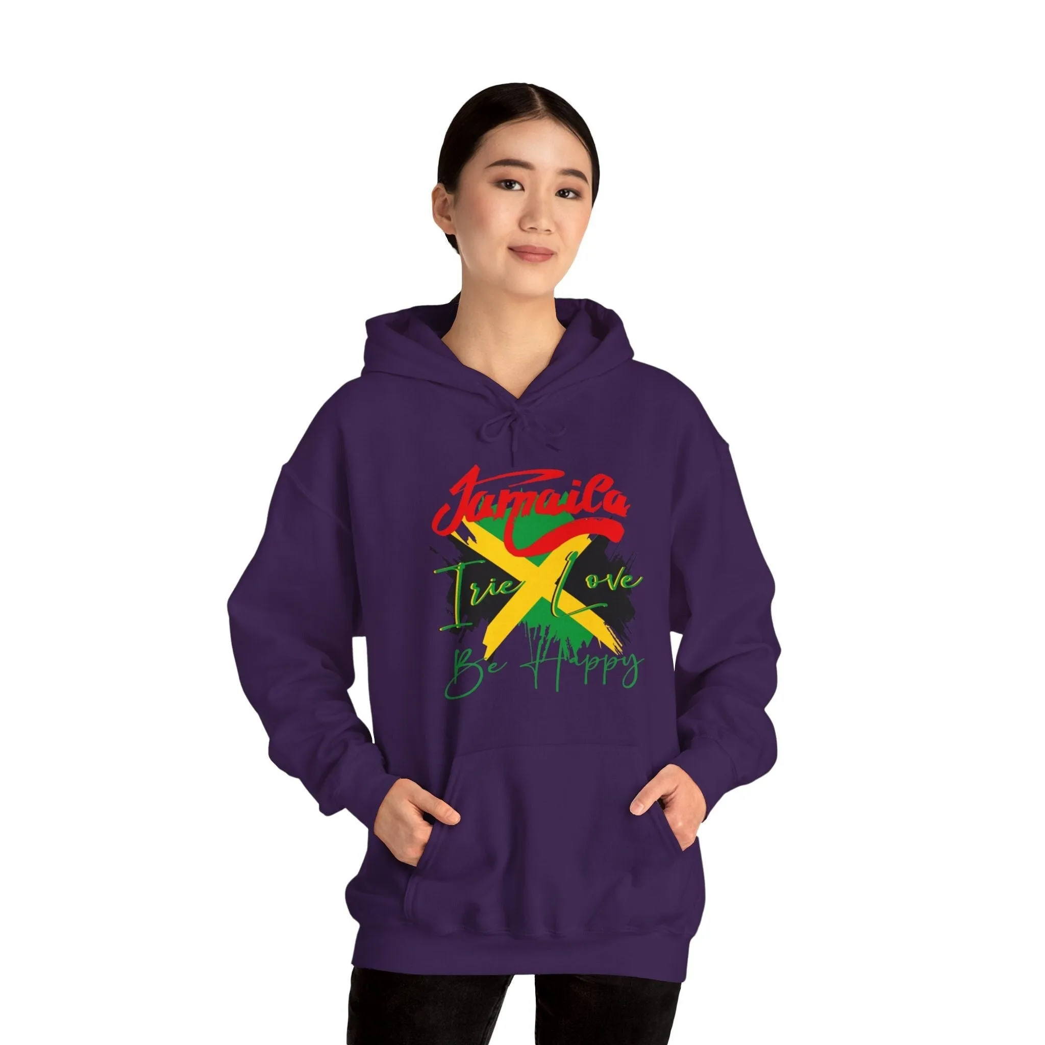 Jamaica Irie Love Hoodie | Vacation Island | Caribbean vibes | Designer t shirt | Be Happy Jamaica