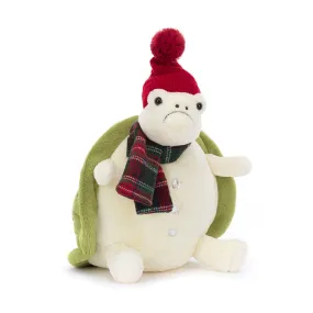 Jellycat Soft Toy Snowman Timmy Turtle